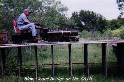slow order bridge on CIG